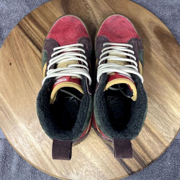 Vans Sk8-Hi MTE Womens Sz 6.5 Shoes Green Red High Top Hiking Outdoor Sneakers - Picture 7 of 9